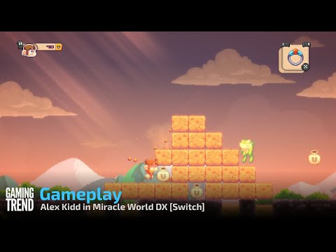 Alex Kidd in Miracle World DX Gameplay - Switch [Gaming Trend]