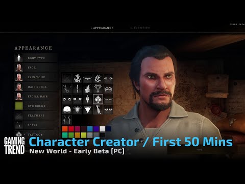 New World Character Creator and First 50 Minutes - PC [Gaming Trend]