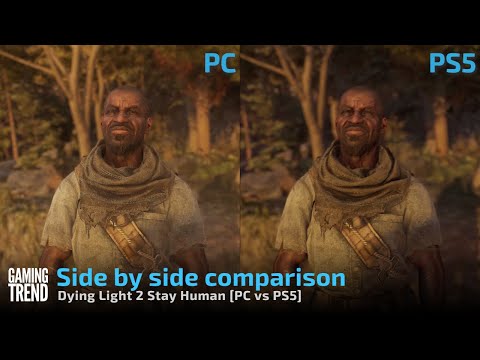 Dying Light 2 Stay Human - Side by side comparison [PC 4K/60 vs PS5 performance] - [Gaming Trend]