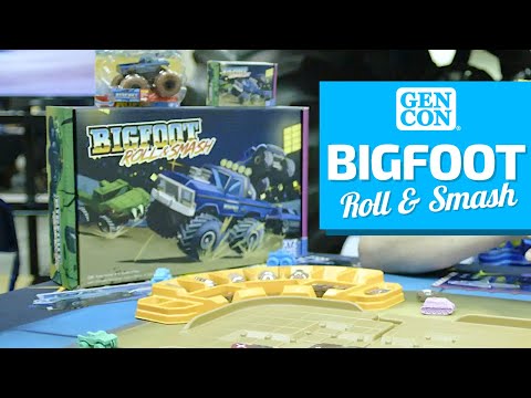 A monster truck rally on your table ⏤ Bigfoot Roll &amp; Smash Gen Con 2022 preview