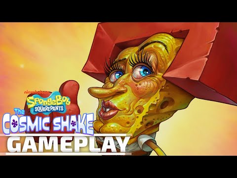 SpongeBob SquarePants The Cosmic Shake Gameplay - Switch [Gaming Trend]