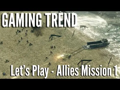 Sudden Strike - Let&#039;s Play - Allied Mission 1 on PC - [Gaming Trend]