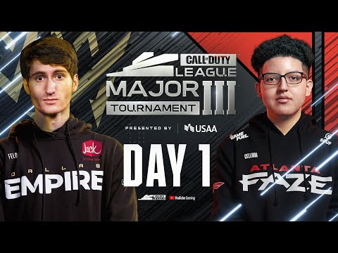 Call Of Duty League 2021 Season | Stage III Major Tournament | Day 1