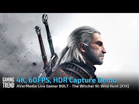 AVerMedia Live Gamer BOLT - 4K60 HDR Capture Demo - The Witcher III: Wild Hunt - X1X [Gaming Trend]