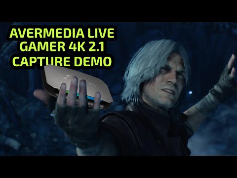 AverMedia Live Gamer Ultra 2 1 1440p 120Hz DMC5 capture demo