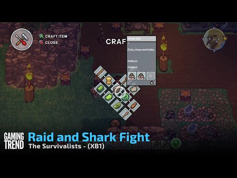 The Survivalists - Shark Fight and Orc Raid Gameplay - XB1 [Gaming Trend]