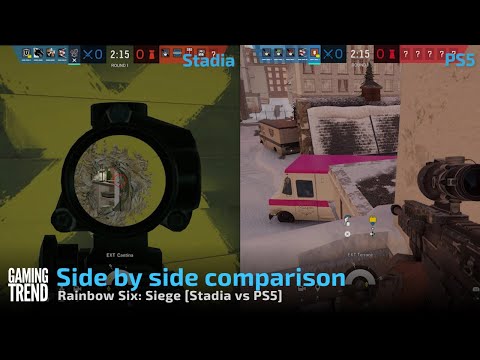 Rainbow Six: Siege Side by side comparison - Google Stadia vs PS5 - [Gaming Trend]