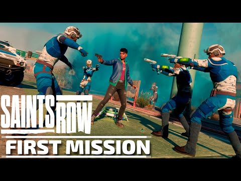 Saints Row - First Mission in 4K on PC [Gaming Trend]