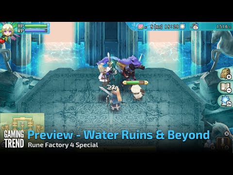 Rune Factory 4 Special Preview - Water Ruins and Beyond