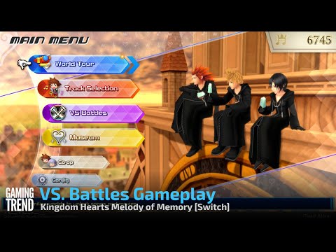 Kingdom Hearts Melody of Memory VS. Battles Gameplay - Switch [Gaming Trend]