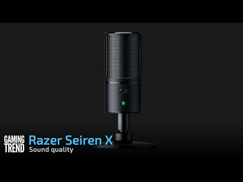 Razer Seiren X microphone sound quality [Gaming Trend]