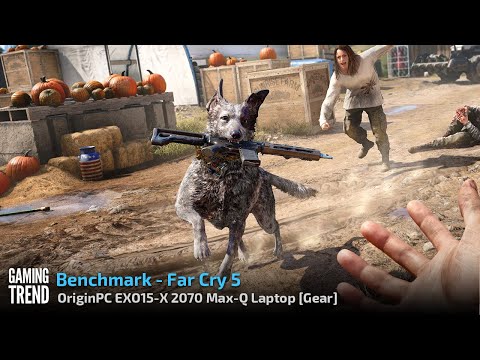 OriginPC EON15-X 2070 Max-Q AMD Laptop - Benchmark - Far Cry 5 [Gaming Trend]