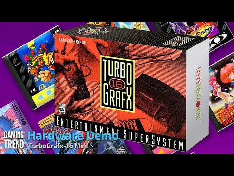 TurboGrafx-16 Mini - Hardware Demo [Gaming Trend]