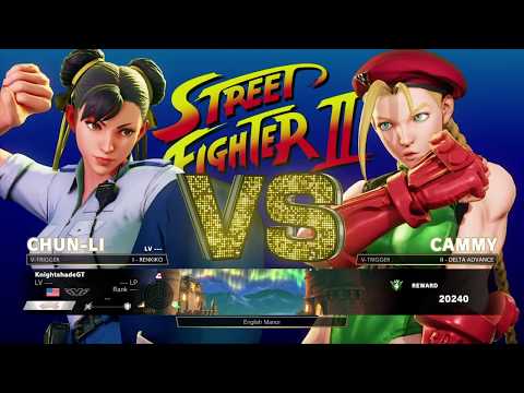 Street Fighter V Arcade Edition - 1080p at 60fps - Chun Li vs Cammy and Balrog [Gaming Trend]