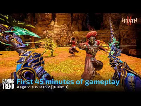Asgard&#039;s Wrath 2 First 45 Minutes - Quest 3 [GamingTrend]