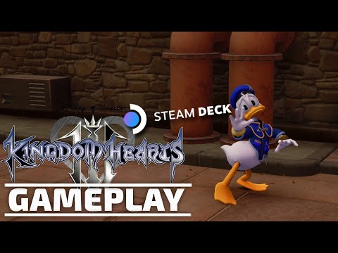 Kingdom Hearts III gameplay on Steam Deck - PC [GamingTrend]