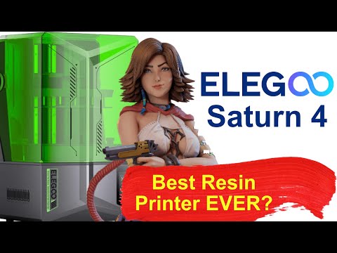 Is The Elegoo Saturn 4 The Ultimate 3d Printer? Unboxing, Printing, And Review!