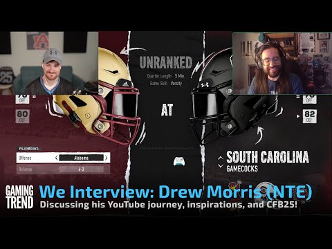 We Interview: Drew Morris (@NTE_) about his YouTube journey and CFB25! #CFB25