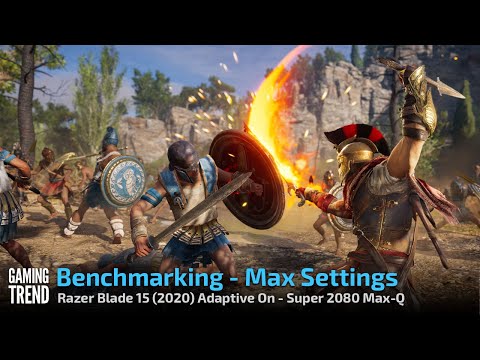 Assassin&#039;s Creed Odyssey - Adaptive Quality On - Razer Blade 15 2080 Super Max-Q benchmark