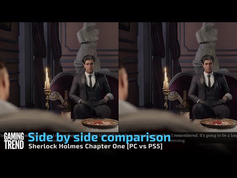 Sherlock Holmes Chapter One - Side by side comparison [PC vs PS5] - [Gaming Trend]