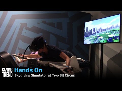 Virtual Reality Skydiving at Two Bit Circus