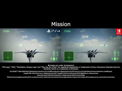 ACE COMBAT 7: Skies Unknown — Nintendo Switch PS4 Comparison