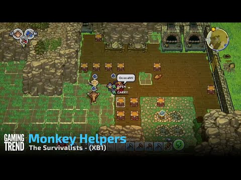 The Survivalists - Monkeys Build Our Floor Gameplay - XB1 [Gaming Trend]