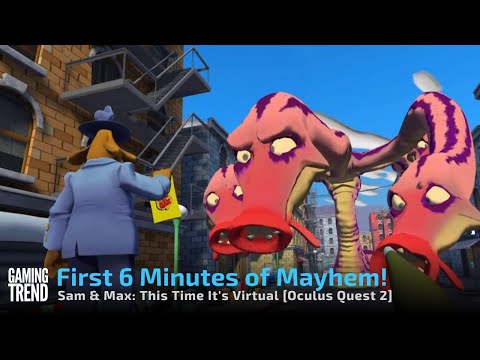 Sam &amp; Max This Time it&#039;s Virtual Part 1 - Oculus Quest 2 [Gaming Trend]