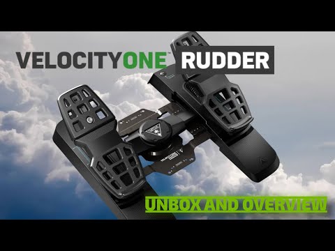 Turtle Beach Velocity One Rudder Pedals Unboxing and Overview [Gaming Trend]