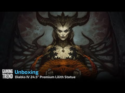 Diablo IV 24.5 inch Lilith Statue Unboxing [Gaming Trend]