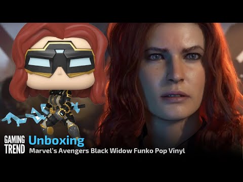 Marvel&#039;s Avengers Game Black Widow Pop Vinyl Unboxing [Gaming Trend]