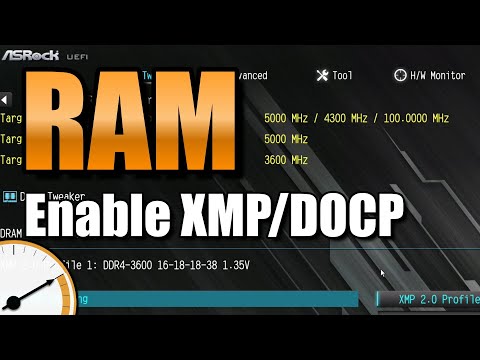 How to enable XMP/DOCP