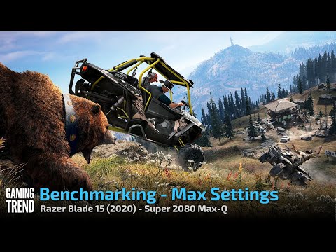 Far Cry 5 - Razer Blade 15 2080 Super Max-Q benchmark [Gaming Trend]