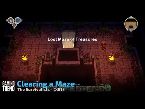 The Survivalists - Clearing a Maze Gameplay - XB1 [Gaming Trend]