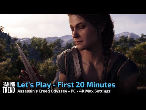 Assassin&#039;s Creed Odyssey - First 20 mins - PC 4K - [Gaming Trend]