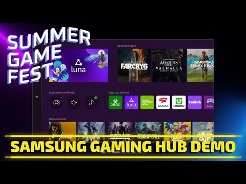 Samsung Gaming Hub Interview at Summer Game Fest - [Gaming Trend]