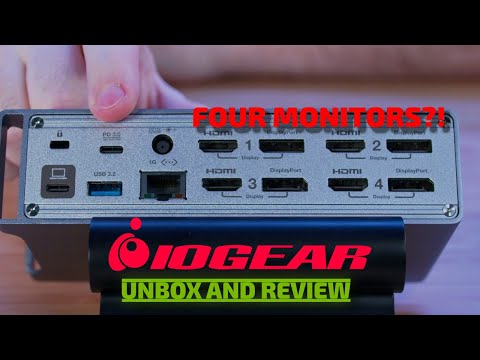 IOGEAR Dock Pro Review Universal Quad Docking Station [Gaming Trend]
