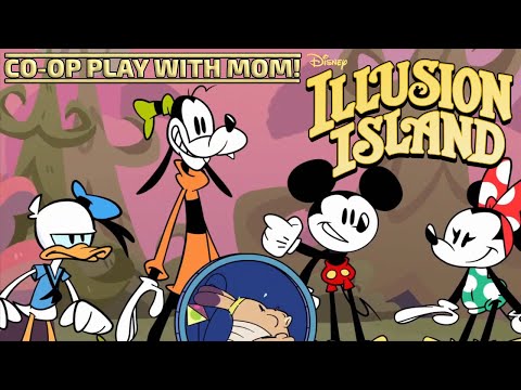 Disney Illusion Island Co Op Play with MOM!