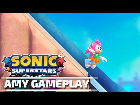 Sonic Superstars Amy Gameplay - PS5 [Gaming Trend]