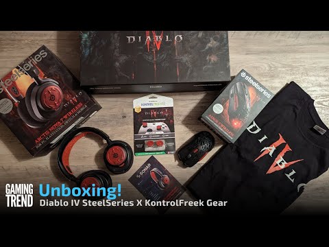 Unboxing the INCREDIBLE Diablo IV SteelSeries &amp; KontrolFreek Gear!