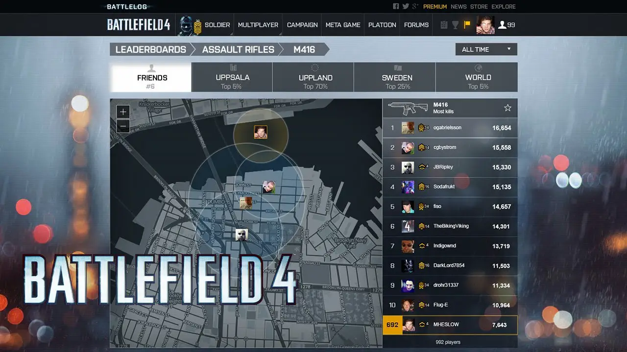 Battlefield 4's Battlelog lets players use browsers as second