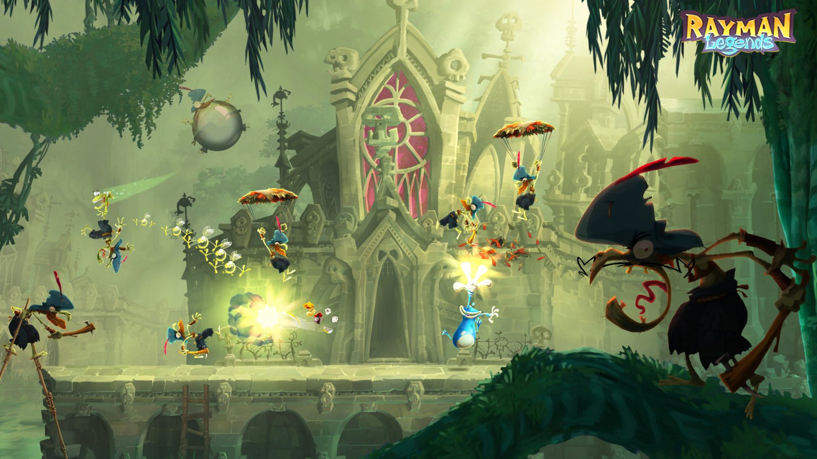 Rayman Legends Features the Same 2D Hand-Drawn Visuals, With New 3D ...