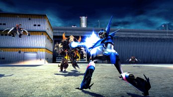 Transformers Prime_Wii U screenshot_Arcee in battle