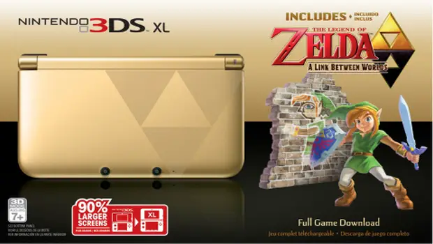 DataBlitz - LINK LIKES GOLD! Nintendo 3DS XL: The Legend of Zelda: A Link  Between Worlds Edition is now available at DataBlitz! This new 3DS XL  edition matches the latest Zelda game