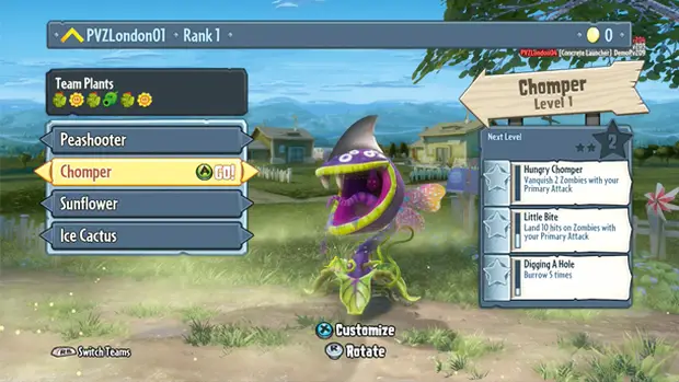 Plants vs. Zombies: Garden Warfare Xbox One Patch Coming Tonight