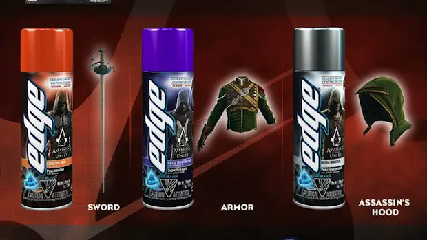 Buying Shaving Gel Will Get You Some Exclusive AC: Unity Content