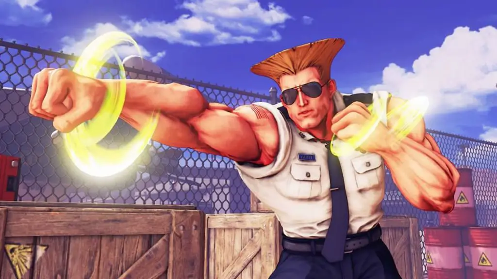 Guile street fighter grin Street Fighter Grin by R