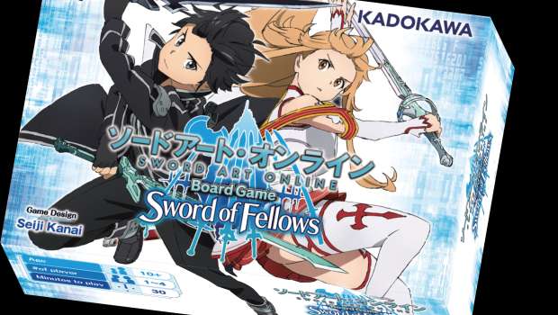 Sword Art Online Sword of Fellows Board Game New in Open Box Kadokawa  Unpunched