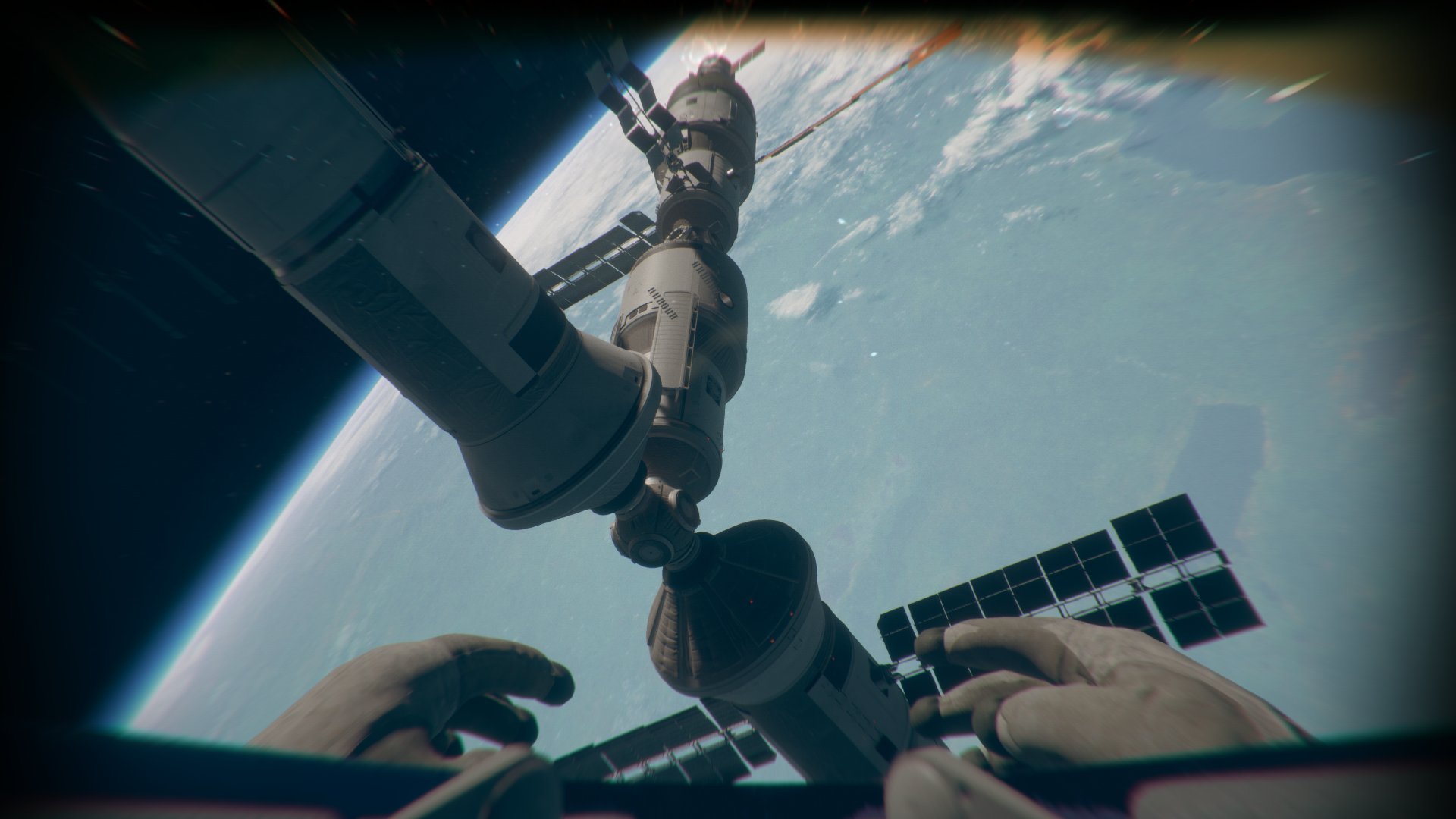 Screenshot of Outreach space exploration game
