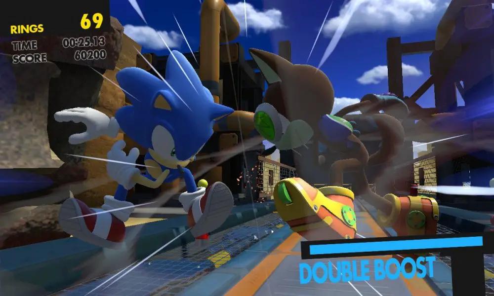 Modern Sonic Meets Boom Sonic in Sonic Forces